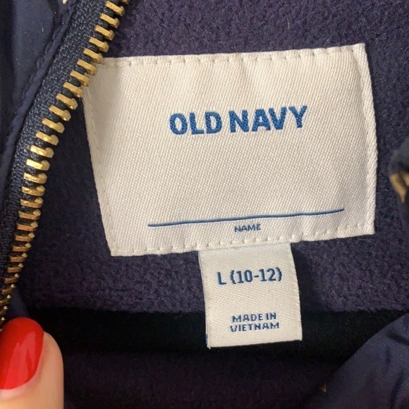 Old Navy Stars Puffer Hoodie Jacket - Picture 11 of 11